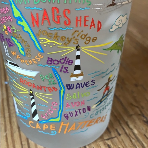 2 Catstudio whimsical Outer Banks, NC glasses - Picture 6 of 10